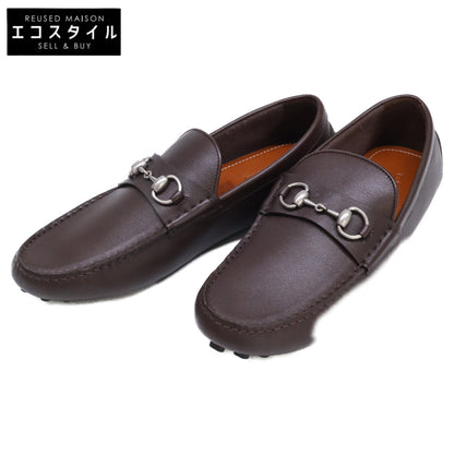 GUCCI グッチ 【新品同様】26SS 765859 ホースビット付き ドライビング シューズ シューズ