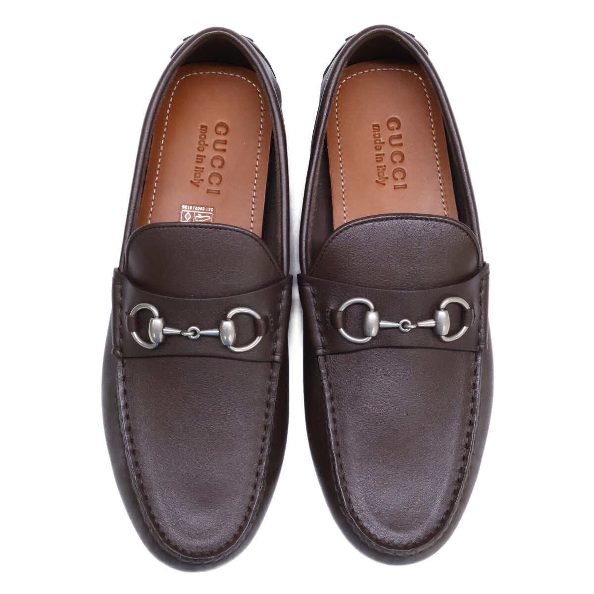 GUCCI グッチ 【新品同様】26SS 765859 ホースビット付き ドライビング シューズ シューズ