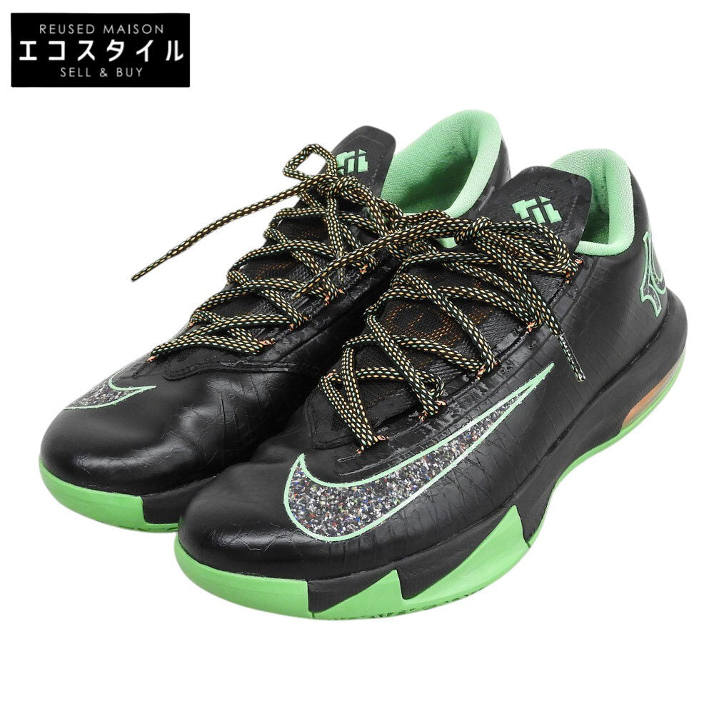 NIKE ナイキ 美品 Nike KD 6 Night Vision スニーカー シューズ メンズ ブラック 26.5cm IH3582-001 26年 シューズ