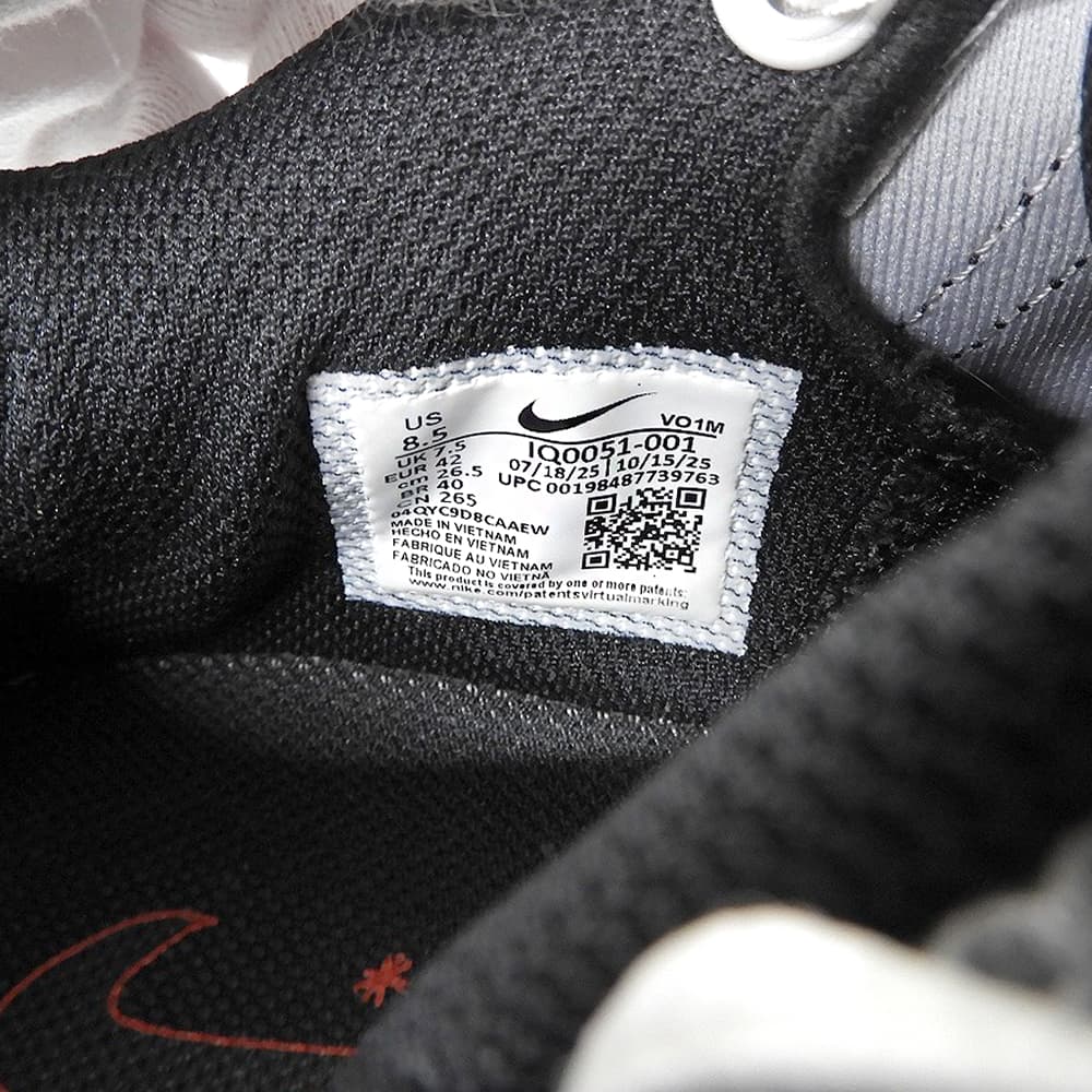 NIKE ナイキ BOOK2 Spiridon EP スニーカー シューズ メンズ シルバー ブラック レッド 26.5cm IQ0051-001 25年 シューズ