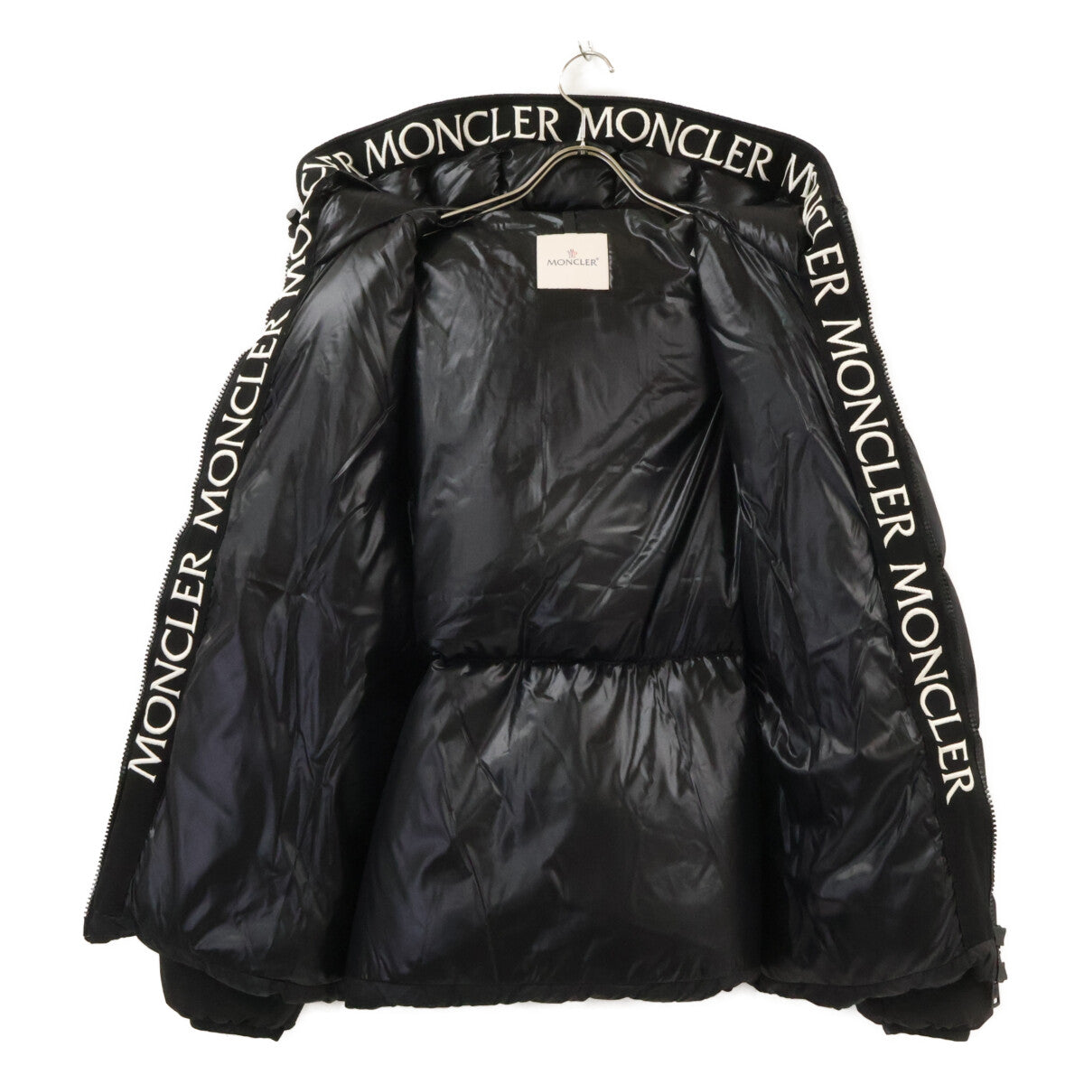 MONCLER モンクレール 【美品】MONTCLAR モンクラ 内側ロゴ刺繍グログランテープ フーディダウンジャケット ジャケット