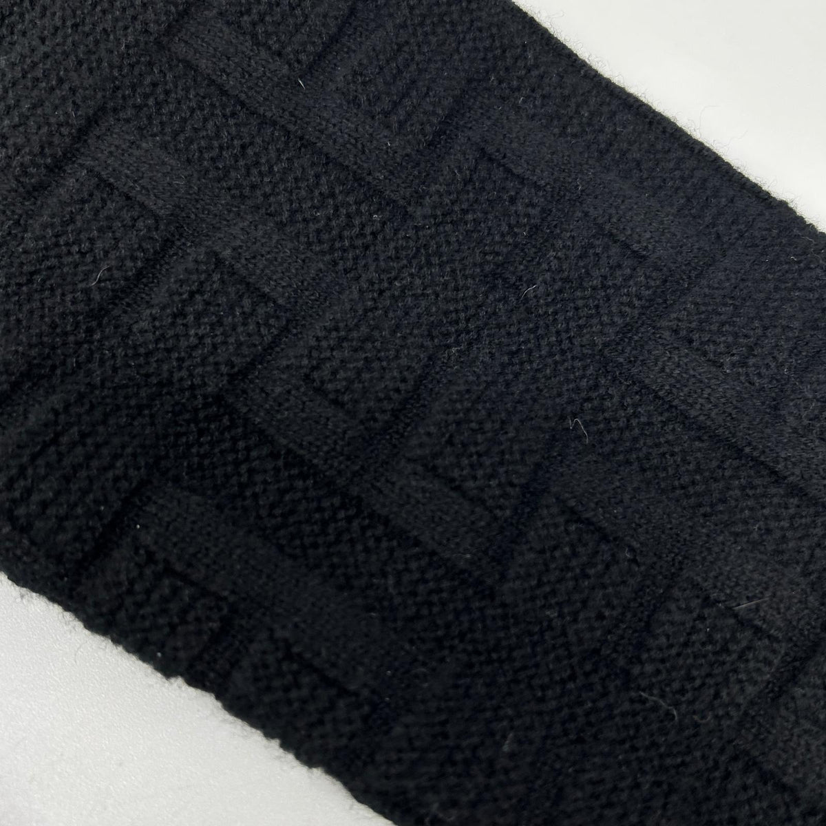 HERMES エルメス ブラック H柄 ニットセーター トップス