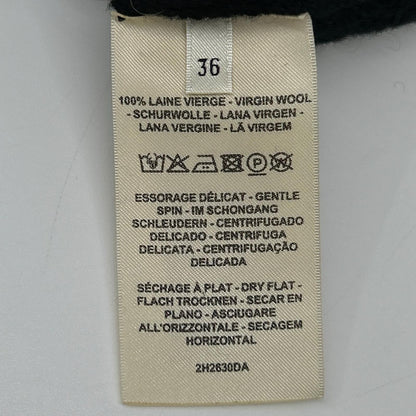 HERMES エルメス ブラック H柄 ニットセーター トップス