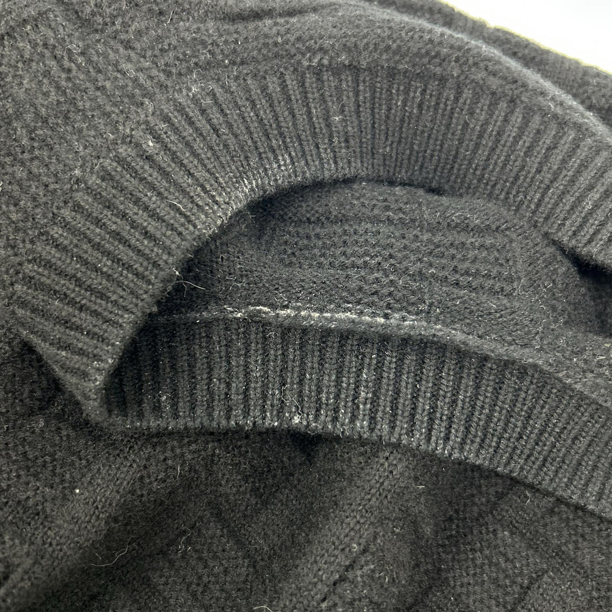 HERMES エルメス ブラック H柄 ニットセーター トップス