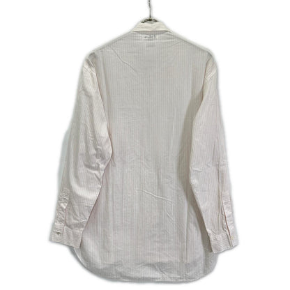 Yohji Yamamoto POUR HOMME ヨウジヤマモトプールオム White×Pink Lace-Embroidered Long-Sleeve Shirt Tops