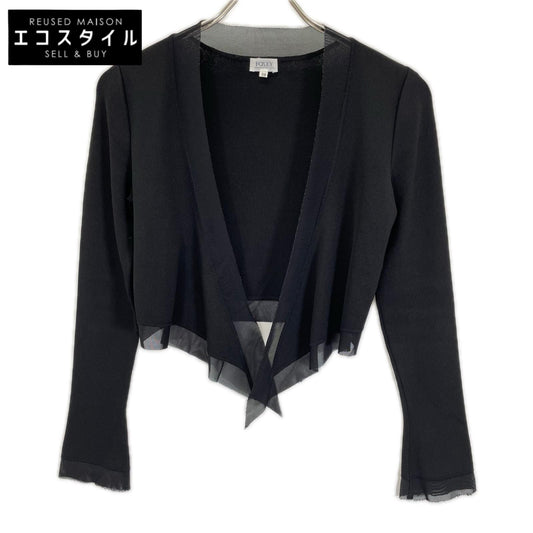 FOXEY NEW YORK フォクシーニューヨーク 21447-ANMAG50 ブラック シアー カーディガン トップス