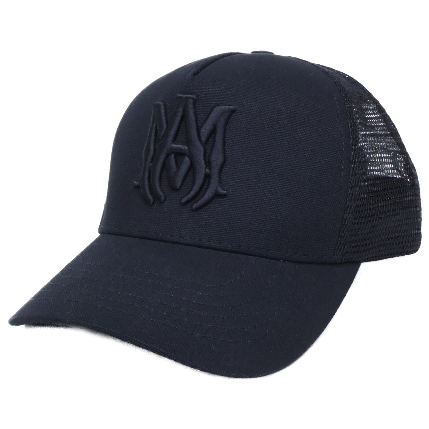 AMIRI アミリ 【新品同様】PF23MAH009 001 MA TRUCKER HAT ロゴ刺繍 メッシュ キャップ 帽子