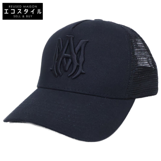 AMIRI アミリ 【新品同様】PF23MAH009 001 MA TRUCKER HAT ロゴ刺繍 メッシュ キャップ 帽子