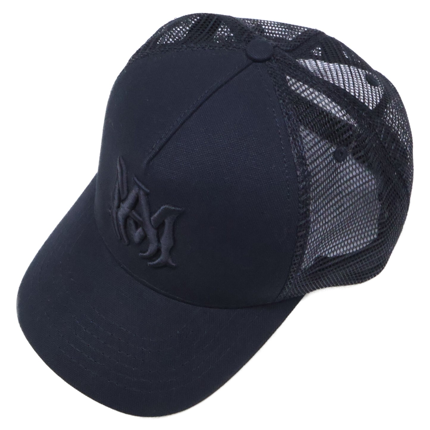 AMIRI アミリ 【新品同様】PF23MAH009 001 MA TRUCKER HAT ロゴ刺繍 メッシュ キャップ 帽子