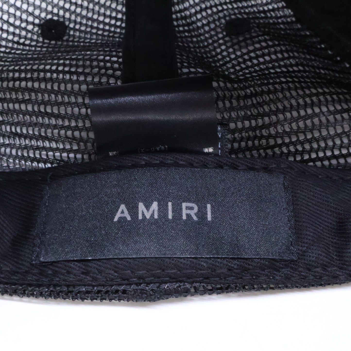 AMIRI アミリ 【新品同様】PF23MAH009 001 MA TRUCKER HAT ロゴ刺繍 メッシュ キャップ 帽子
