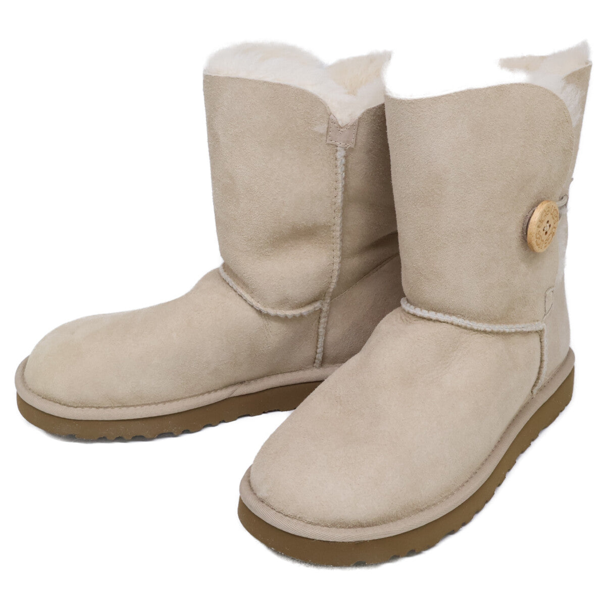 UGG アグ 【新品同様】5803 BAILEY BUTTON ベイリーボタン ムートンブーツ シューズ