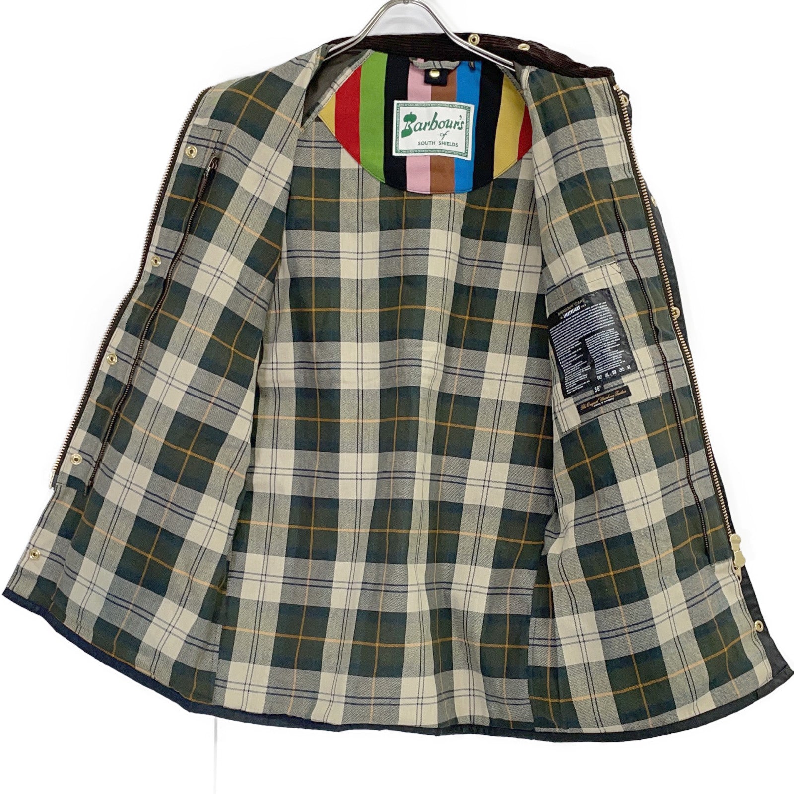 Barbour バブアー ローイング・ブレザーズ別注 OLIVE×NAVY beaufort sl ジャケット