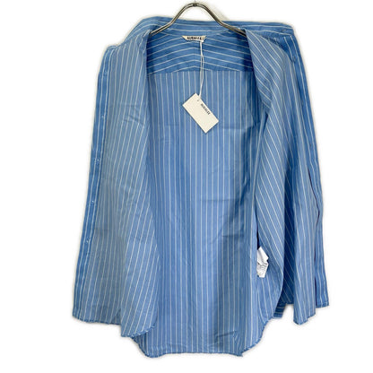 AURALEE オーラリー A26SS01CS COTTON SILK STRIPE SHIRT トップス