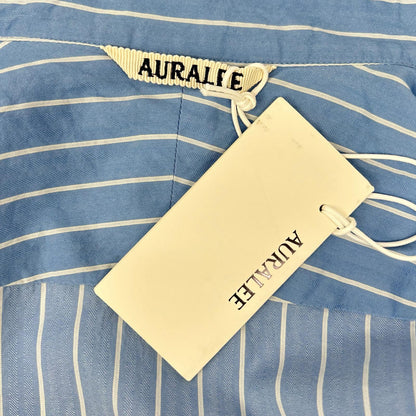 AURALEE オーラリー A26SS01CS COTTON SILK STRIPE SHIRT トップス