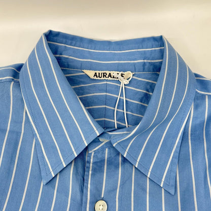 AURALEE オーラリー A26SS01CS COTTON SILK STRIPE SHIRT トップス