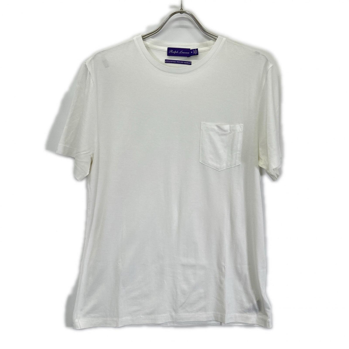 Ron Herman ロンハーマン ×ラルフローレンパープルレーベル RALPH LAUREN PURPLE LABEL for Ron Herman ホワイト Tシャツ トップス