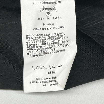 alice auaa Alice Auaa black cotton hem-panel flared top tops