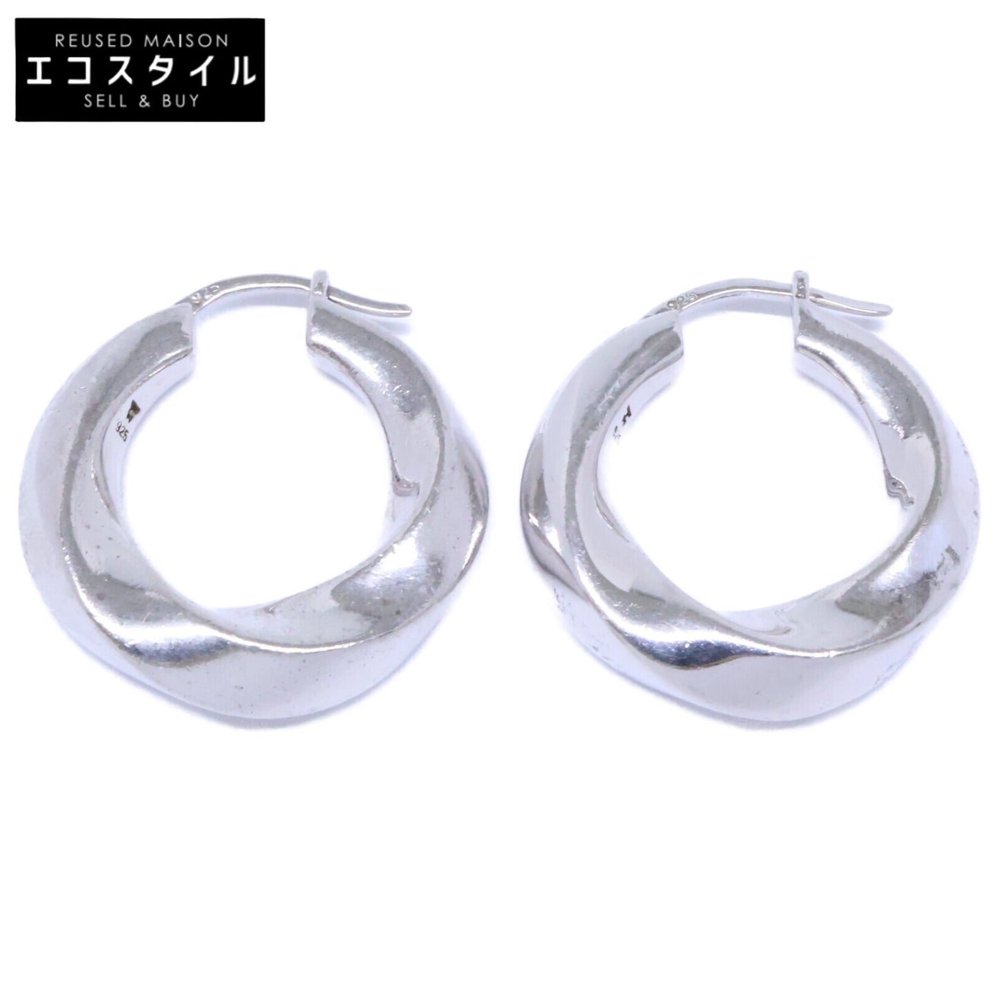 TOMWOOD トムウッド 925 Infinity Hoops フープ ピアス