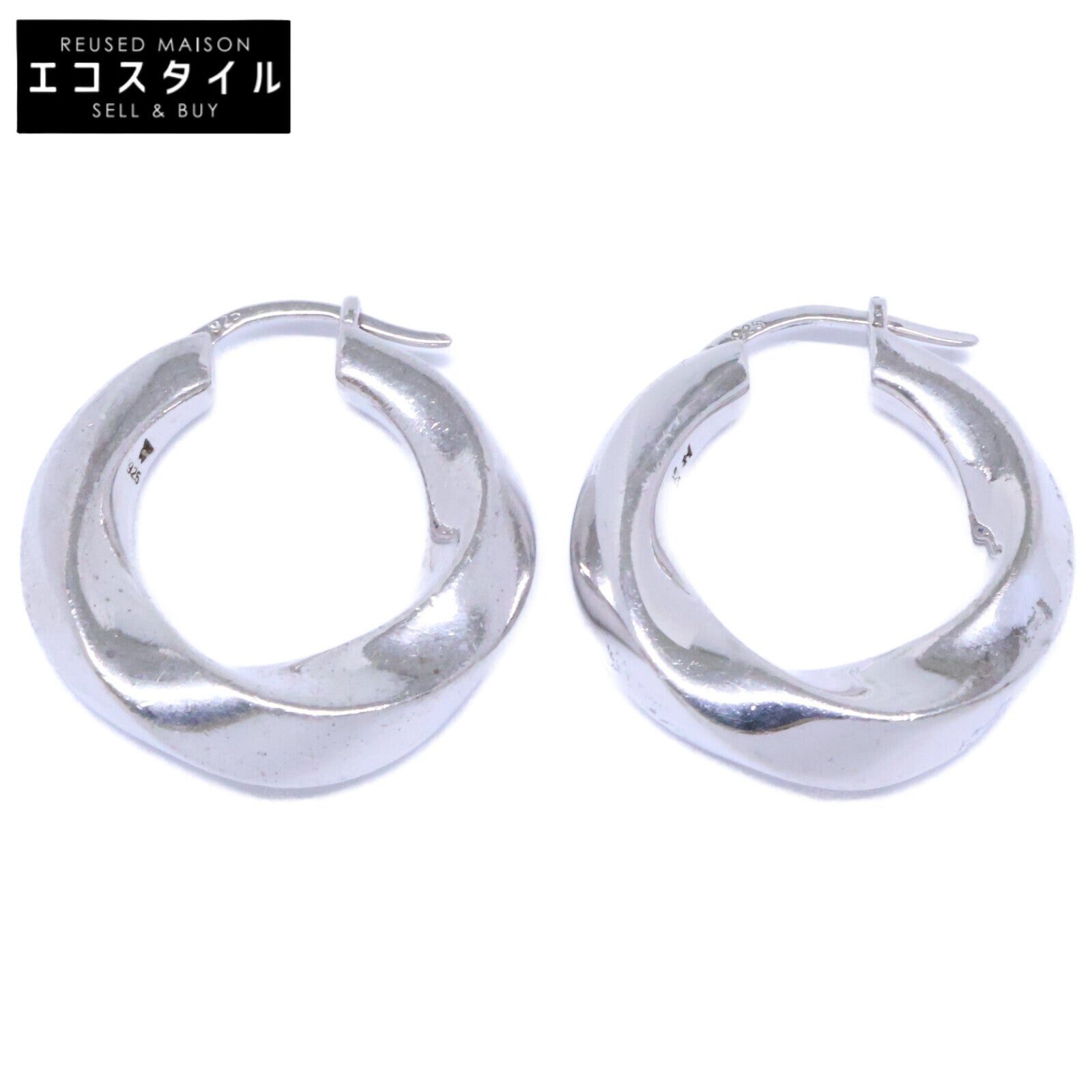 TOMWOOD トムウッド 925 Infinity Hoops フープ ピアス