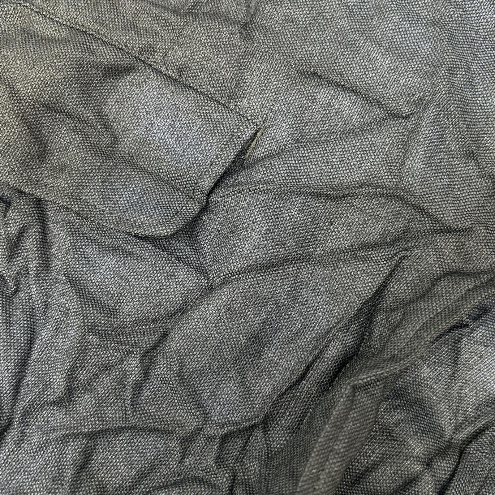 YOHJI YAMAMOTO +NOIR ヨウジヤマモトプリュスノアール 17SS Lazy ネイビー 製品染め しわ加工 テーラードジャケット ジャケット