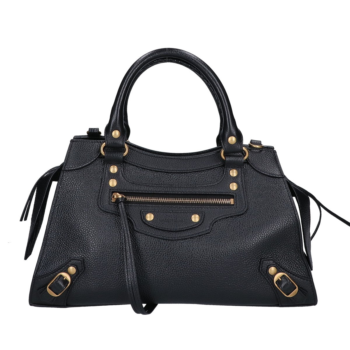 BALENCIAGA バレンシアガ 美品 638521 ネオ クラシック シティスモール グレインレザー 2WAY ハンドバッグ
