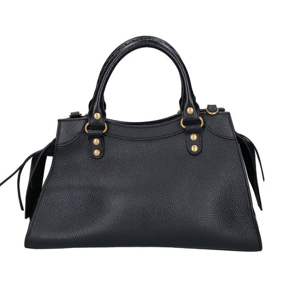 BALENCIAGA バレンシアガ 美品 638521 ネオ クラシック シティスモール グレインレザー 2WAY ハンドバッグ