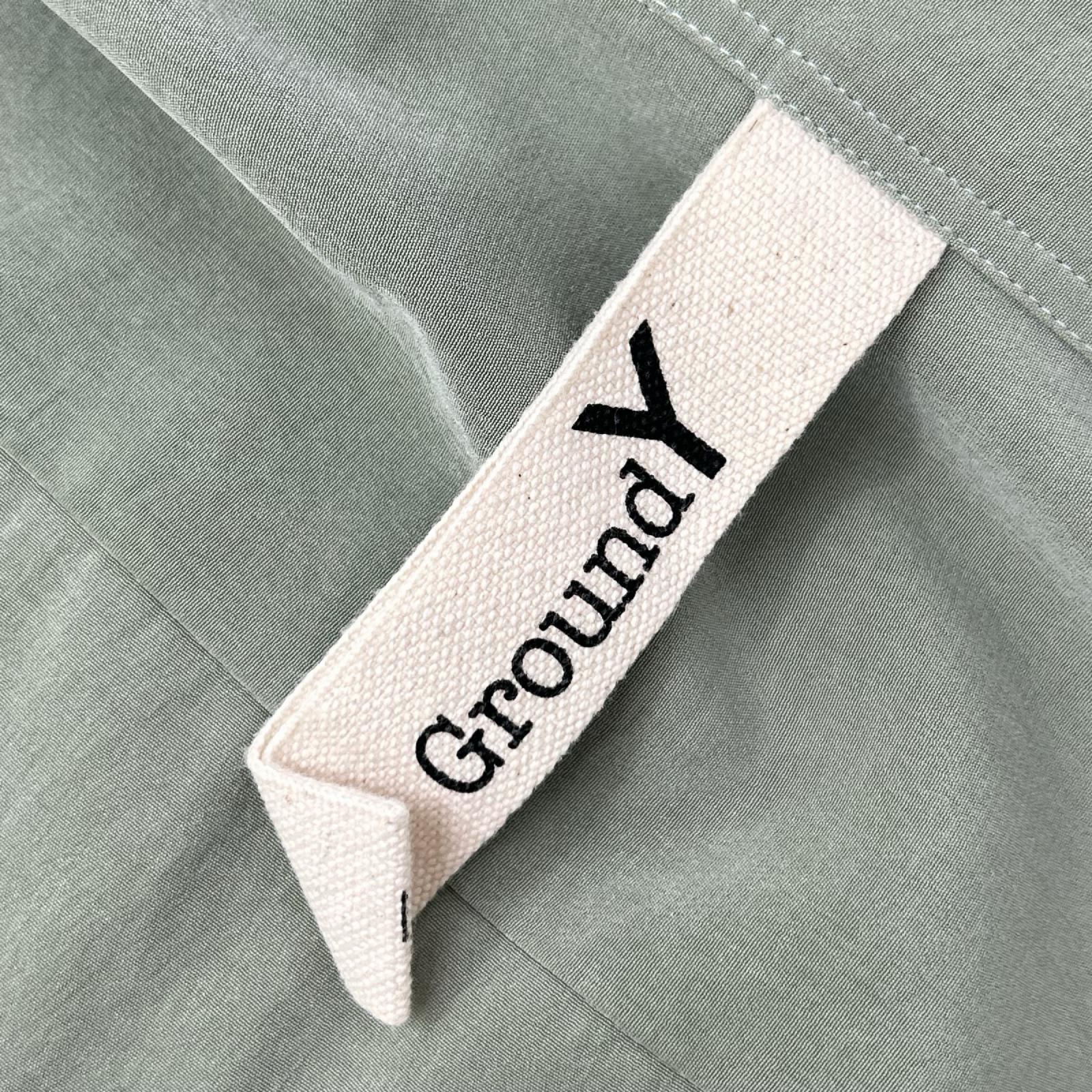 Ground Y グラウンドワイ グリーン GIーB08ー500 半袖開襟シャツ トップス