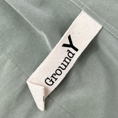 Ground Y グラウンドワイ グリーン GIーB08ー500 半袖開襟シャツ トップス