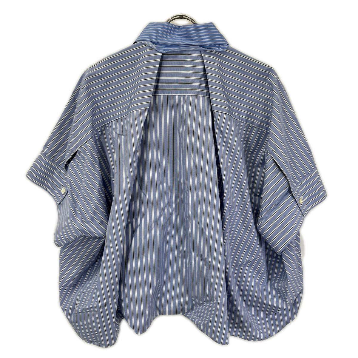sacai サカイ ×Thomas Mason ブルー 23-06527 ストライプ シャツ トップス