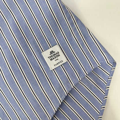 sacai サカイ ×Thomas Mason ブルー 23-06527 ストライプ シャツ トップス