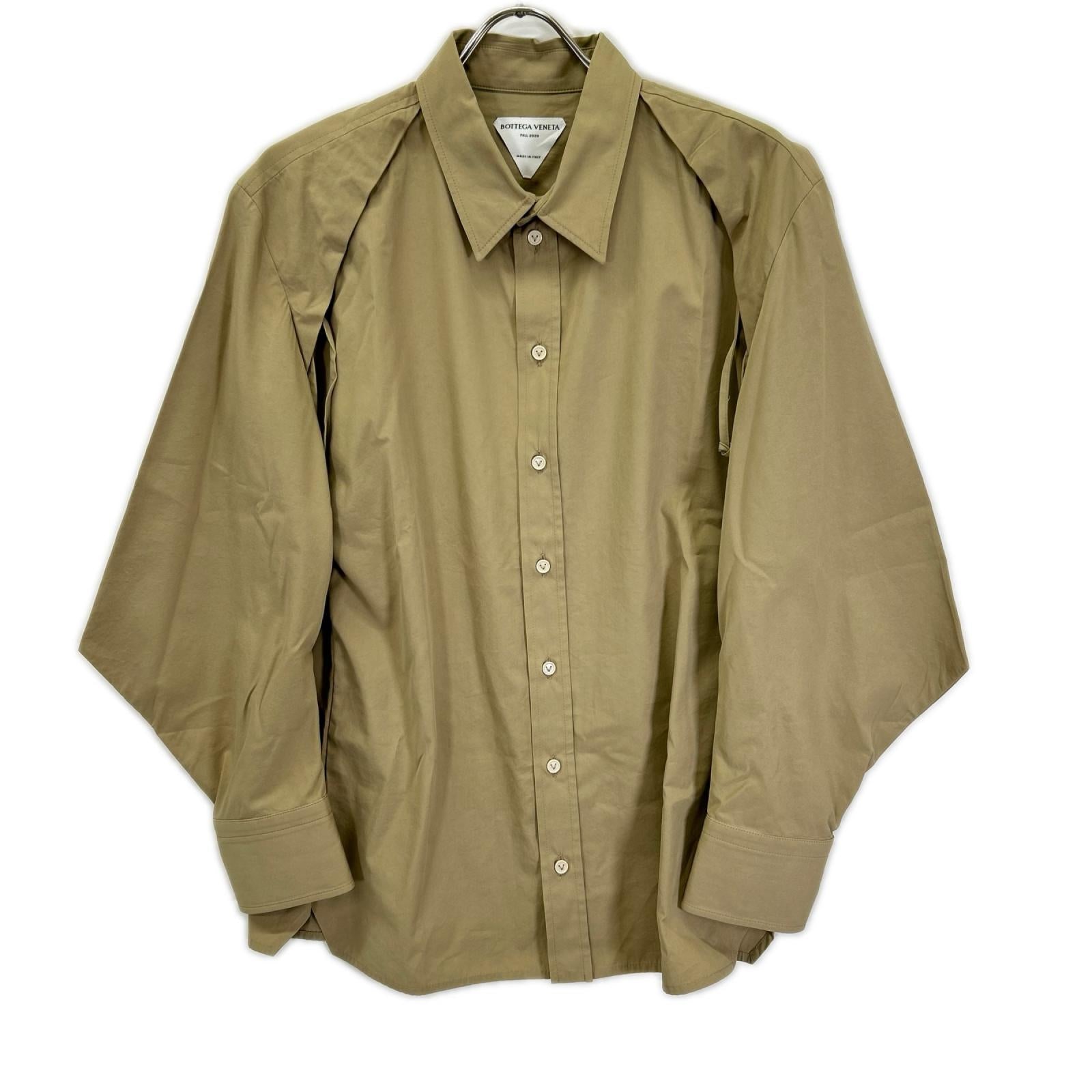 BOTTEGA VENETA ボッテガヴェネタ ベージュ 638350 長袖シャツブラウス トップス