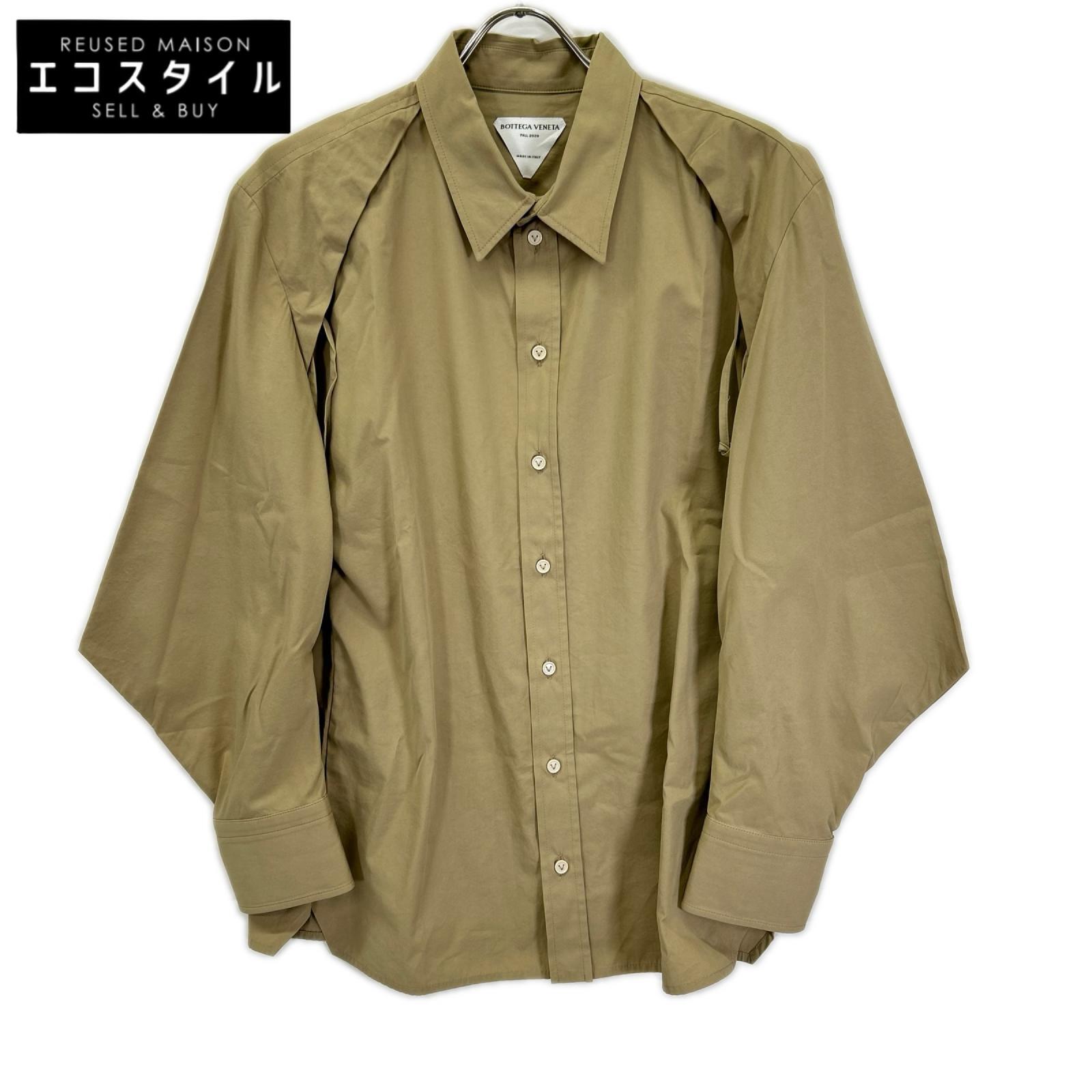 BOTTEGA VENETA ボッテガヴェネタ ベージュ 638350 長袖シャツブラウス トップス