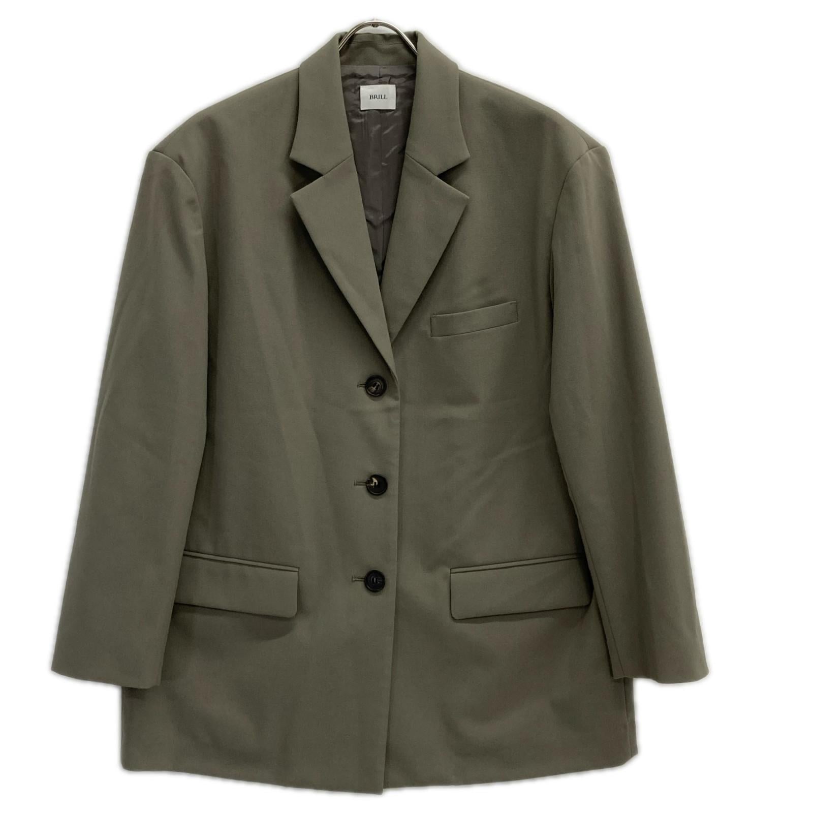 BRILL ブリル グレー BR24AW7007ー00 3Bテーラードジャケット ジャケット