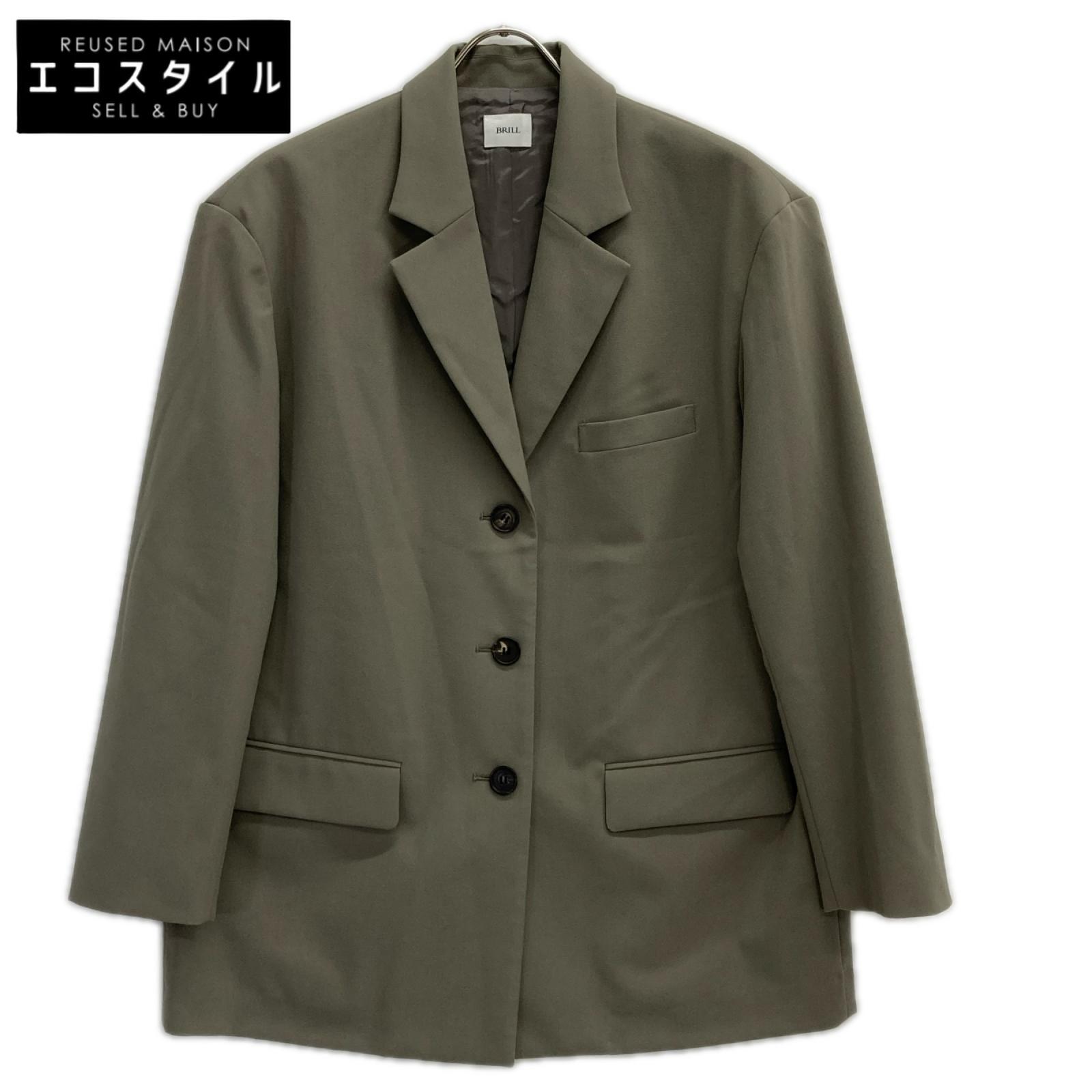 BRILL ブリル グレー BR24AW7007ー00 3Bテーラードジャケット ジャケット