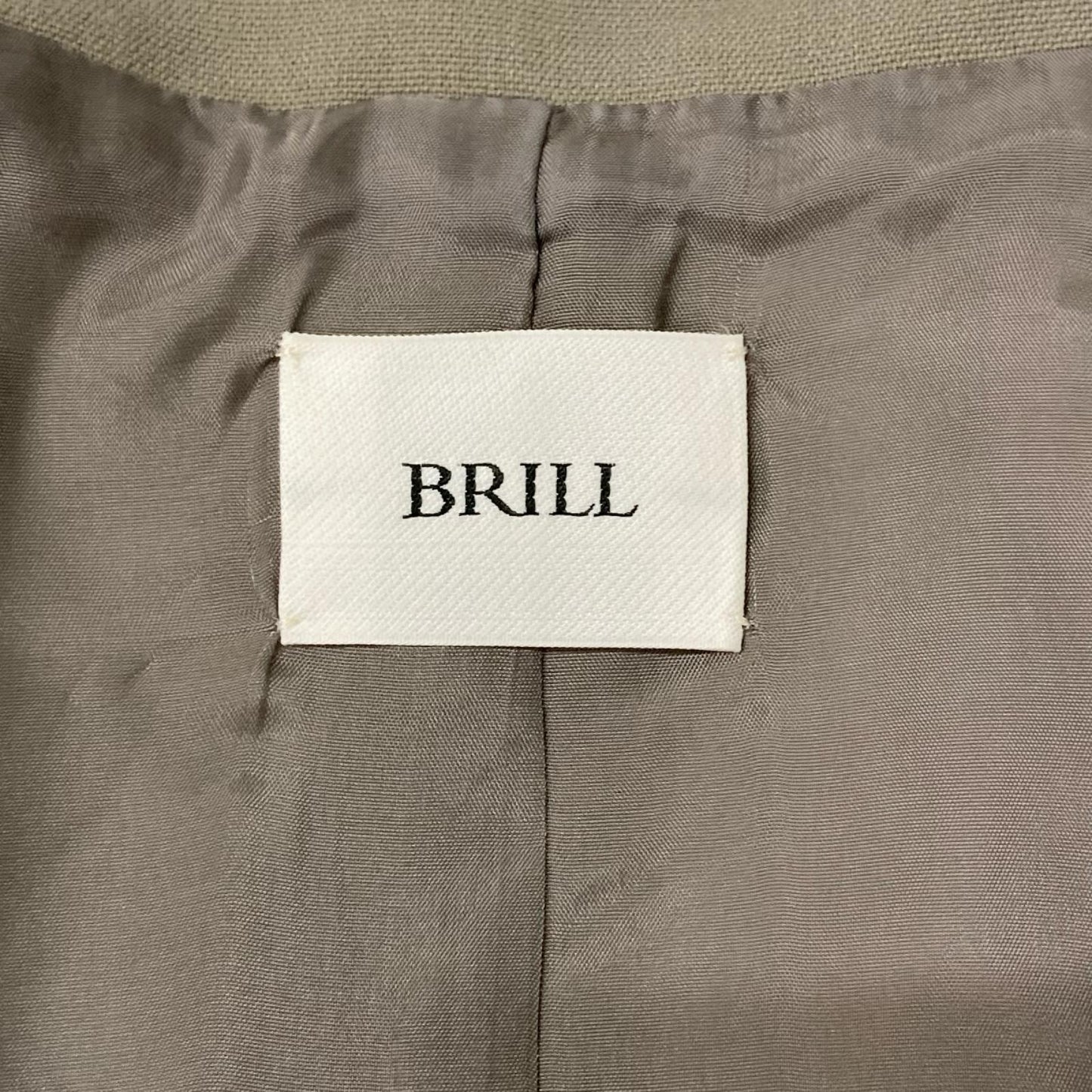 BRILL ブリル グレー BR24AW7007ー00 3Bテーラードジャケット ジャケット