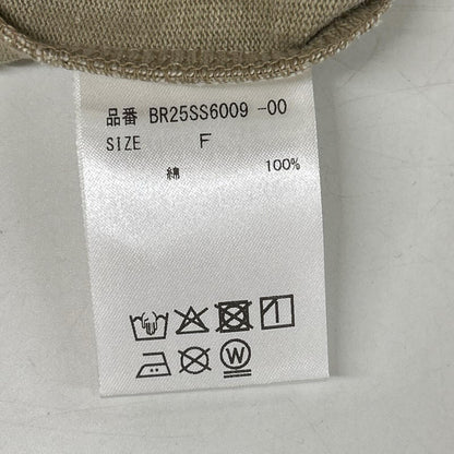 BRILL ブリル ベージュ BR25SS6009ー00 ショートユルTシャ トップス