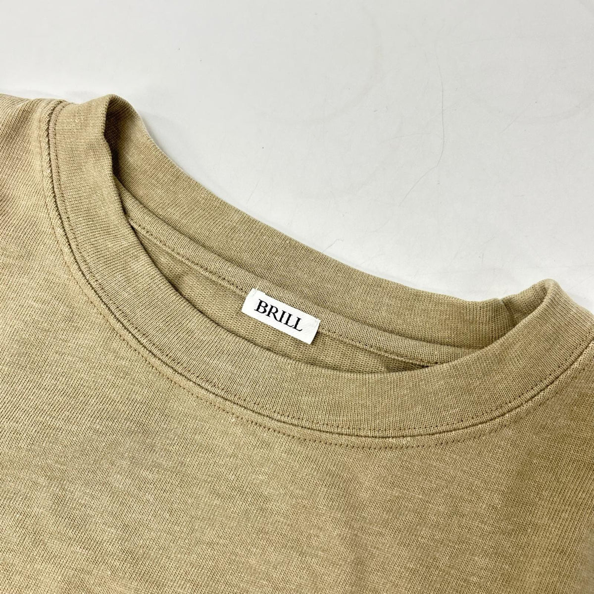 BRILL ブリル ベージュ BR25SS6009ー00 ショートユルTシャ トップス