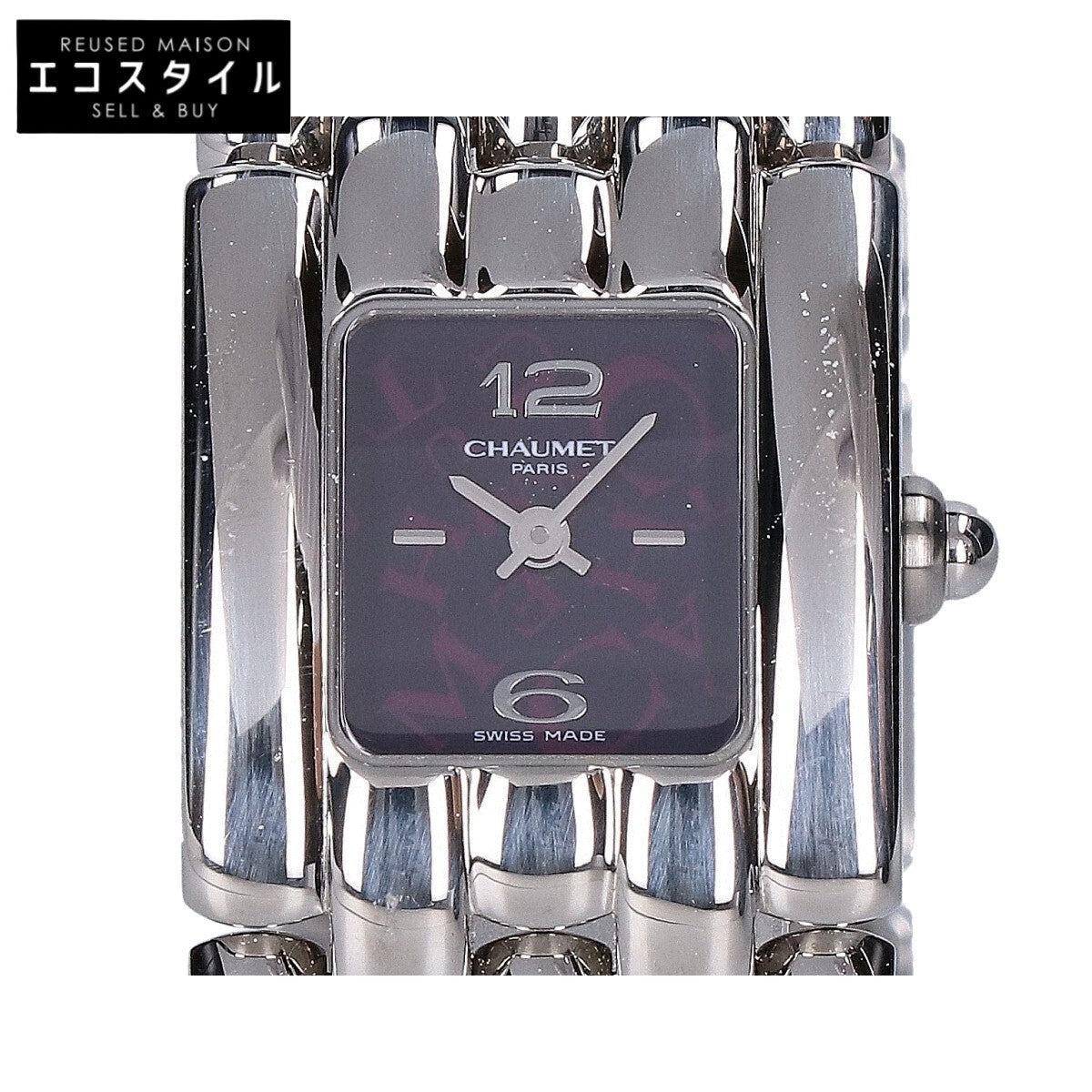 CHAUMET ショーメ 【美品】22K9609 ケイシス スクエア クオーツ 腕時計