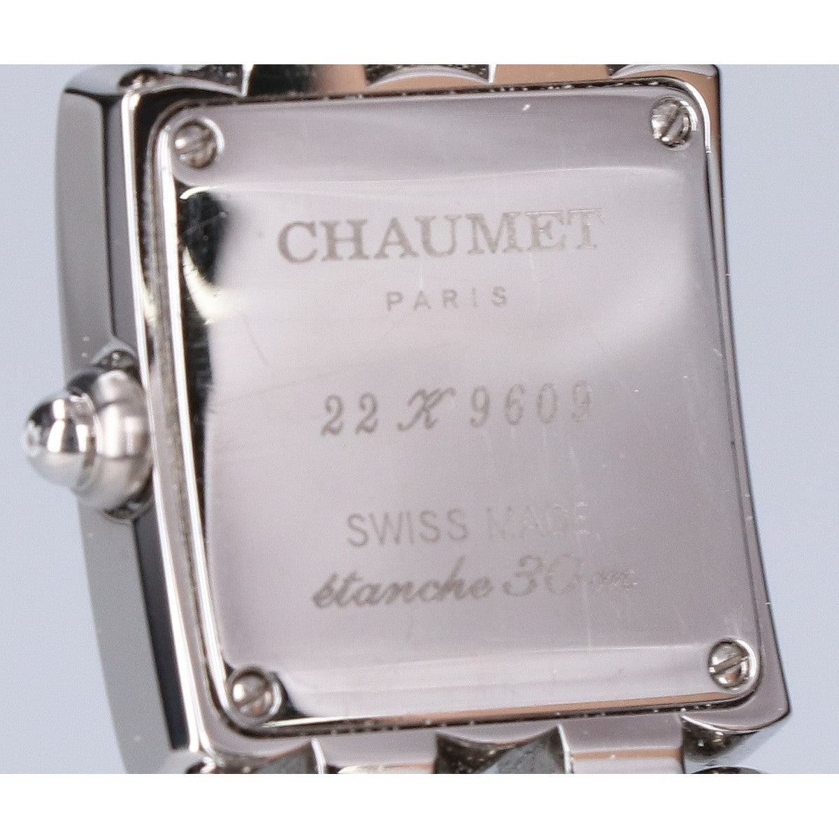 CHAUMET ショーメ 【美品】22K9609 ケイシス スクエア クオーツ 腕時計