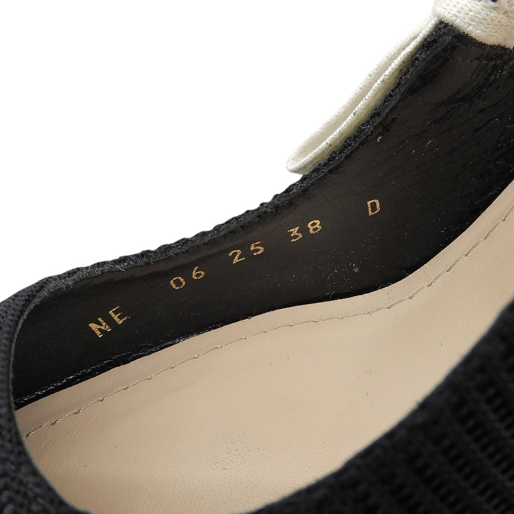 DIOR ディオール J'ADIOR スリングバックパンプス シューズ レディース ブラック 38 KDC201TFL_S900 シューズ