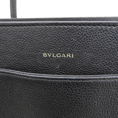BVLGARI ブルガリ アルバ オールレザー ハンドバッグ レディース ブラック ハンドバッグ