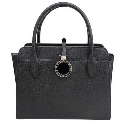 BVLGARI ブルガリ アルバ オールレザー ハンドバッグ レディース ブラック ハンドバッグ