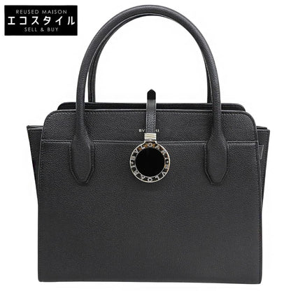 BVLGARI ブルガリ アルバ オールレザー ハンドバッグ レディース ブラック ハンドバッグ
