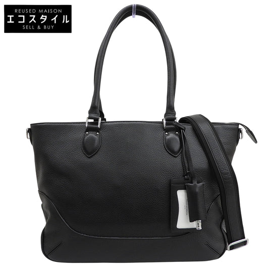 PELLE MORBIDA ペッレモルビダ 美品 メイデンボヤージュ レザー トートバッグ メンズ ブラック MB048A トートバッグ