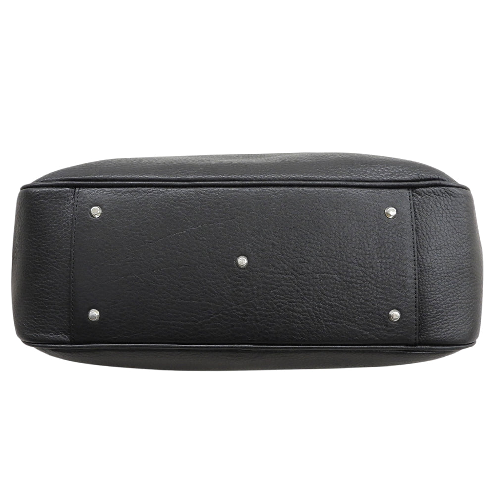 PELLE MORBIDA ペッレモルビダ 美品 メイデンボヤージュ レザー トートバッグ メンズ ブラック MB048A トートバッグ