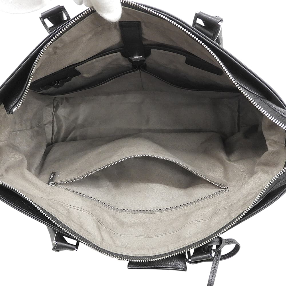 PELLE MORBIDA ペッレモルビダ 美品 メイデンボヤージュ レザー トートバッグ メンズ ブラック MB048A トートバッグ