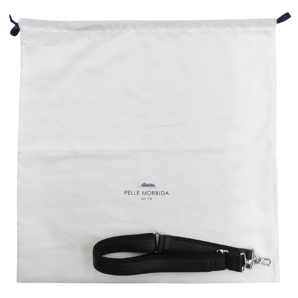 PELLE MORBIDA ペッレモルビダ 美品 メイデンボヤージュ レザー トートバッグ メンズ ブラック MB048A トートバッグ
