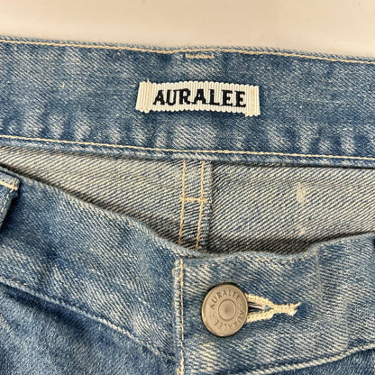 AURALEE オーラリー SELVEDGE FADED LIGHT DENIM WIDE PANTS ボトムス