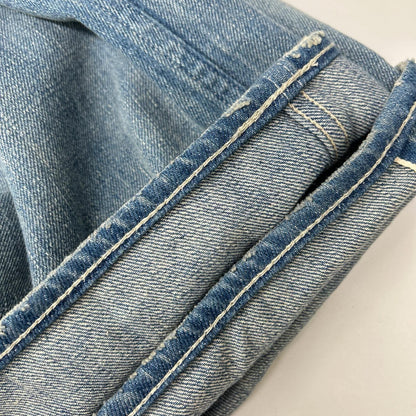 AURALEE オーラリー SELVEDGE FADED LIGHT DENIM WIDE PANTS ボトムス