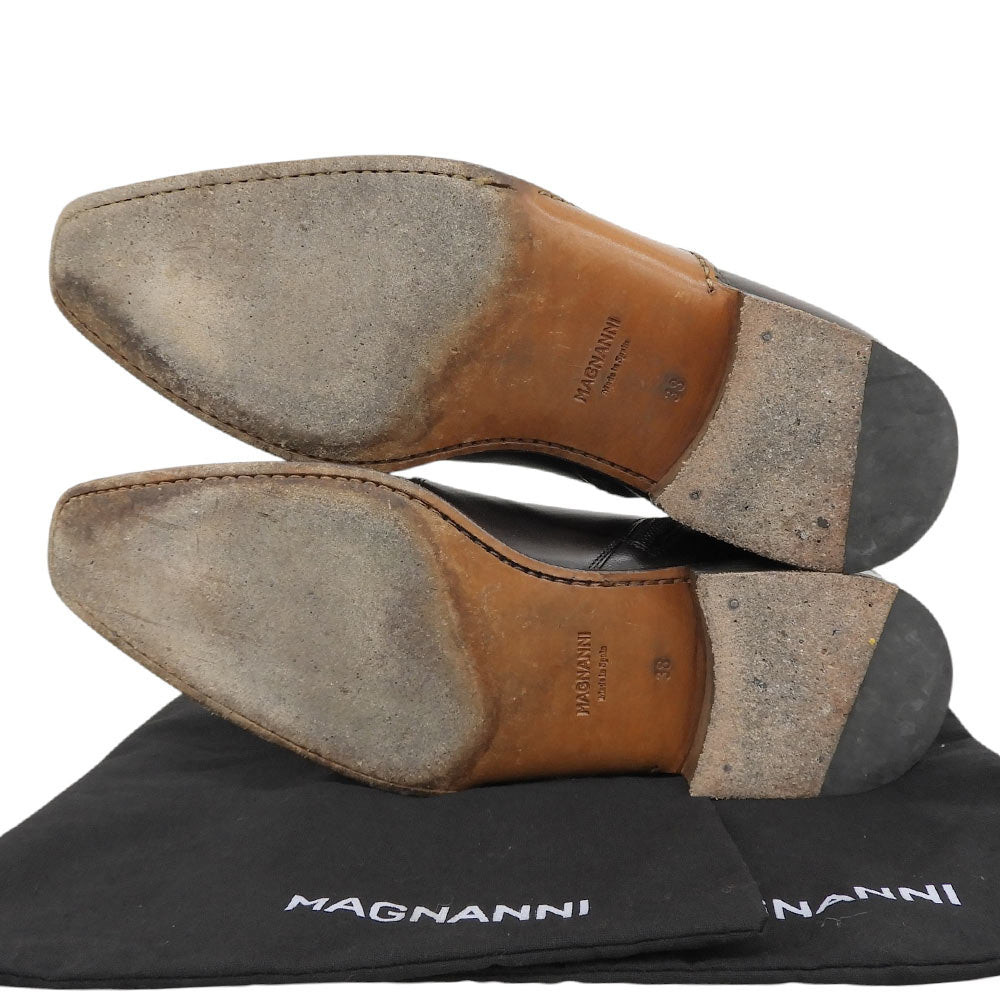 MAGNANNI マグナーニ オパンケ製法 サイドジップブーツ シューズ レディース ブラウン 38 16626 シューズ